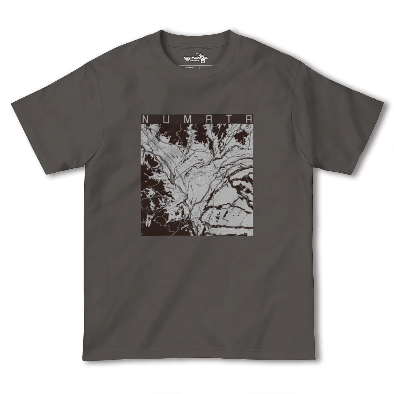 【沼田(群馬県)】地図柄ヘビーウェイトTシャツ