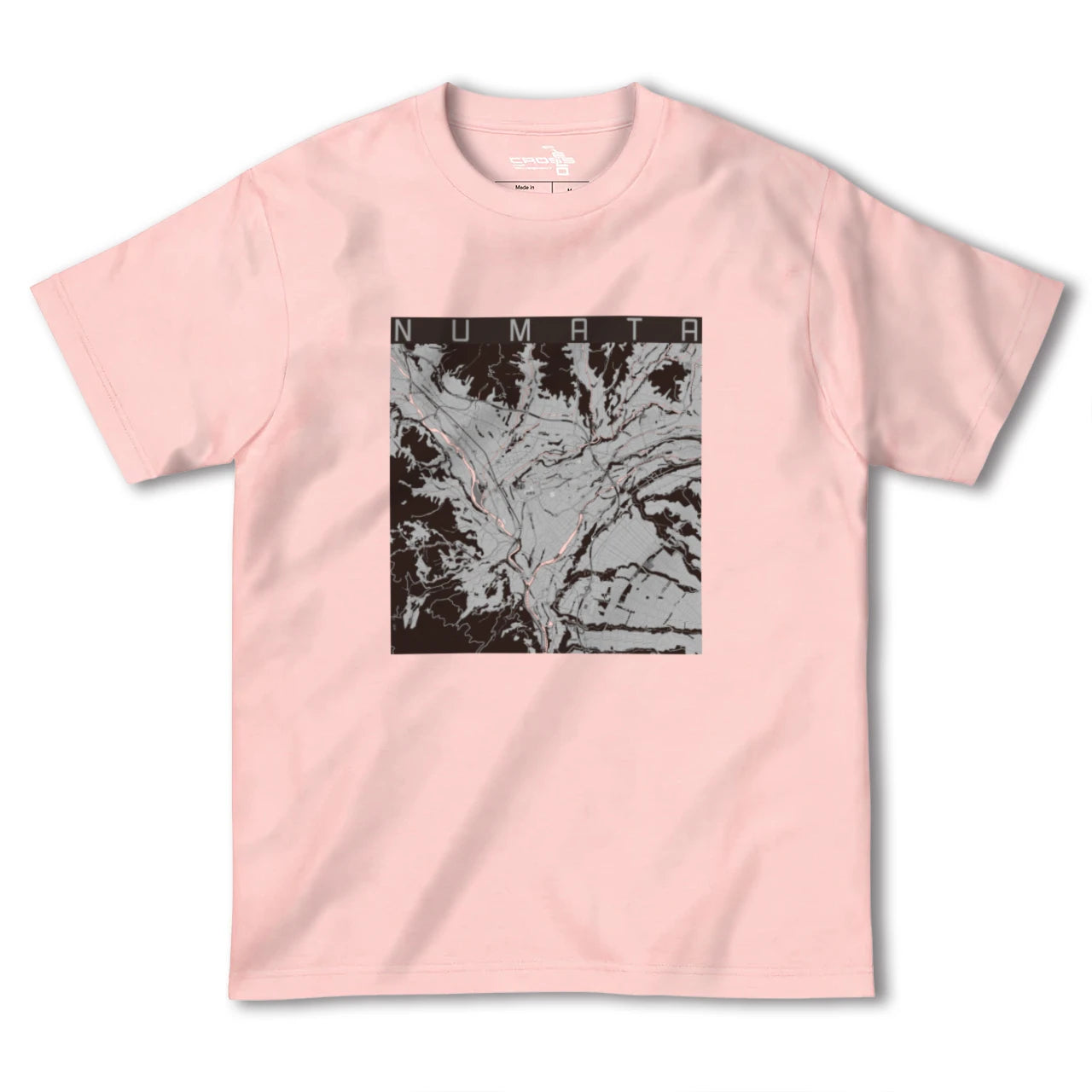 【沼田(群馬県)】地図柄ヘビーウェイトTシャツ