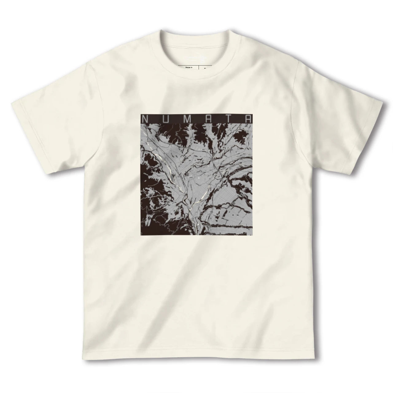 【沼田(群馬県)】地図柄ヘビーウェイトTシャツ
