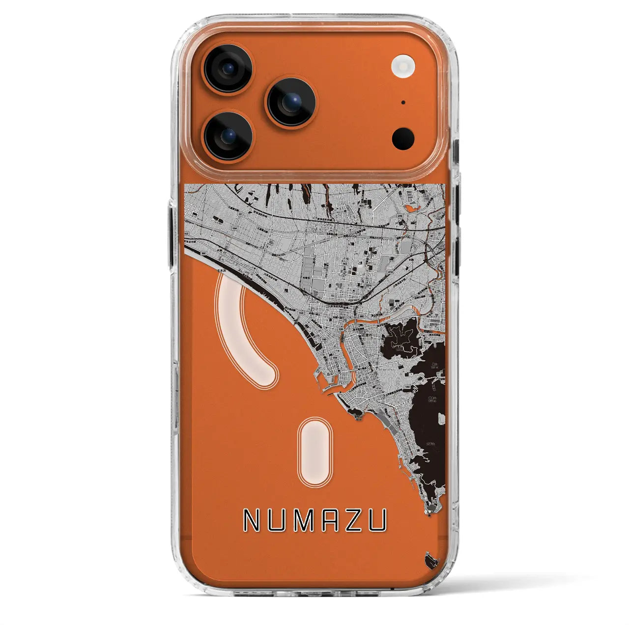 【沼津(静岡県)】地図柄iPhoneケース(MagSafeタイプ)