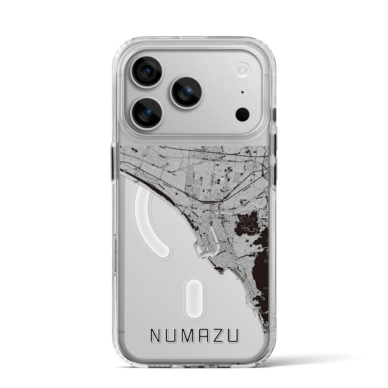 【沼津(静岡県)】地図柄iPhoneケース(MagSafeタイプ)