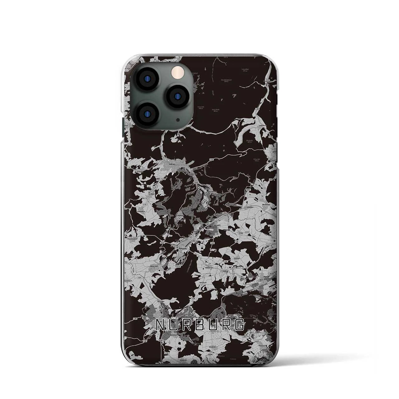 【ニュルブルク(ドイツ)】地図柄iPhoneケース(クリアタイプ)