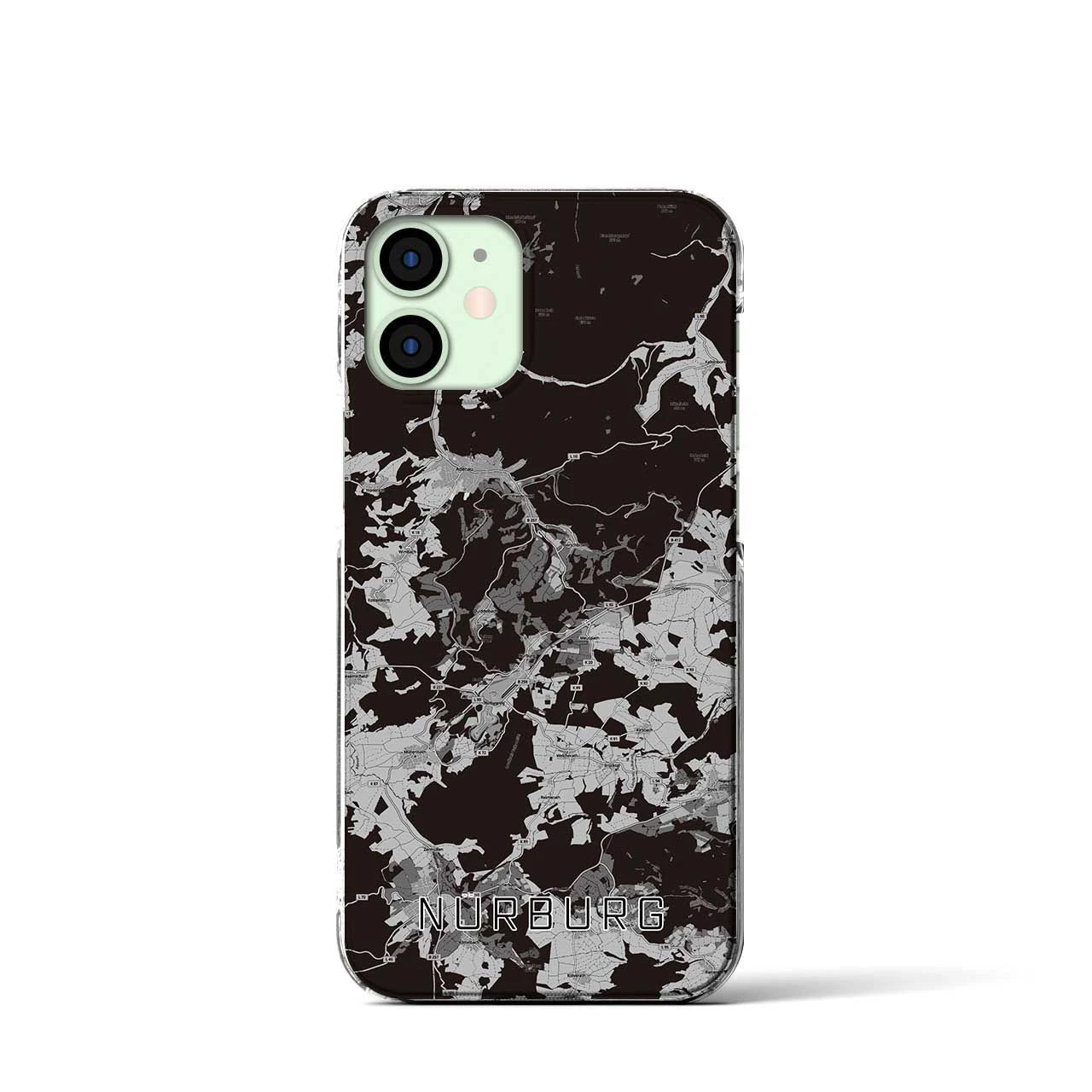 【ニュルブルク(ドイツ)】地図柄iPhoneケース(クリアタイプ)