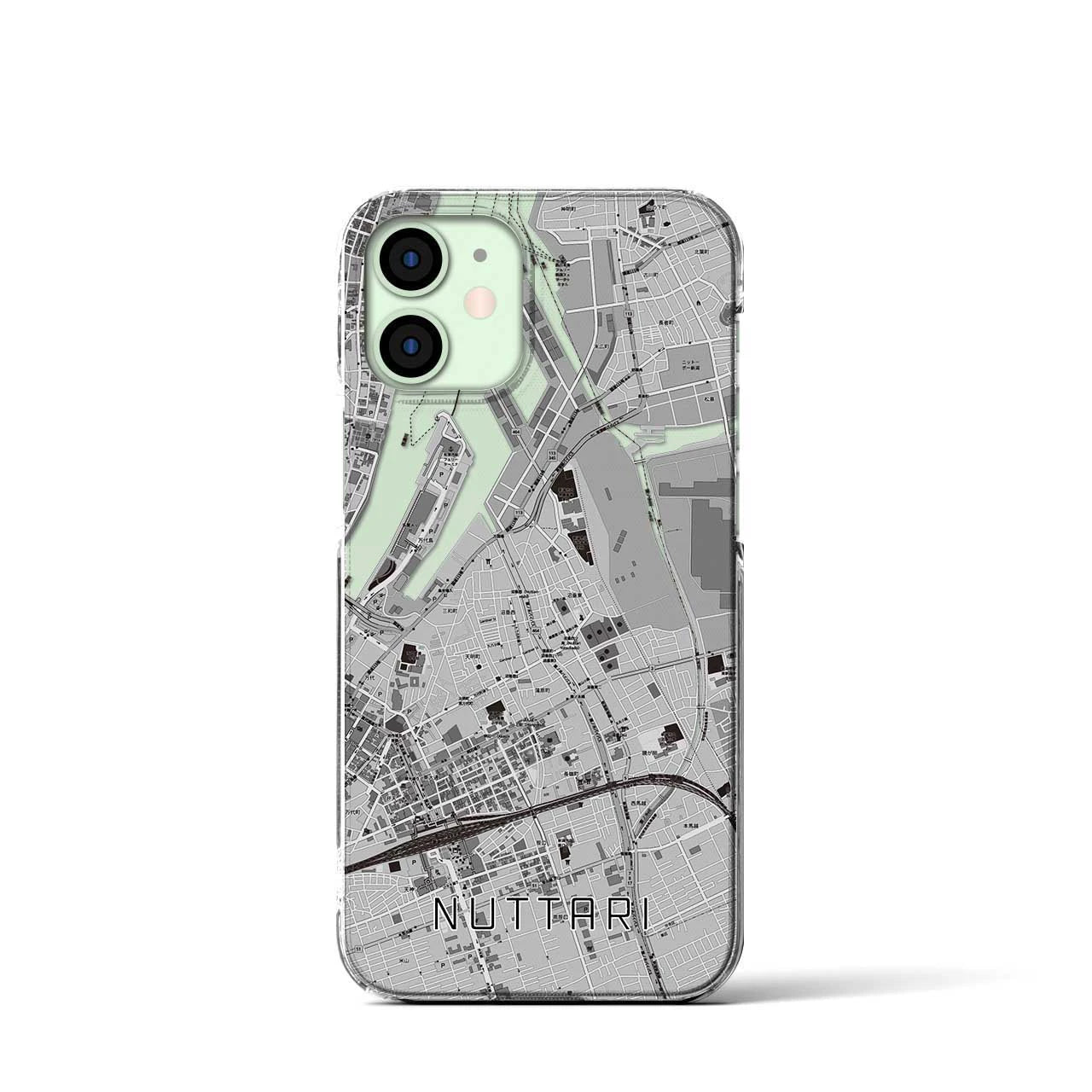 【沼垂(新潟県)】地図柄iPhoneケース(クリアタイプ)