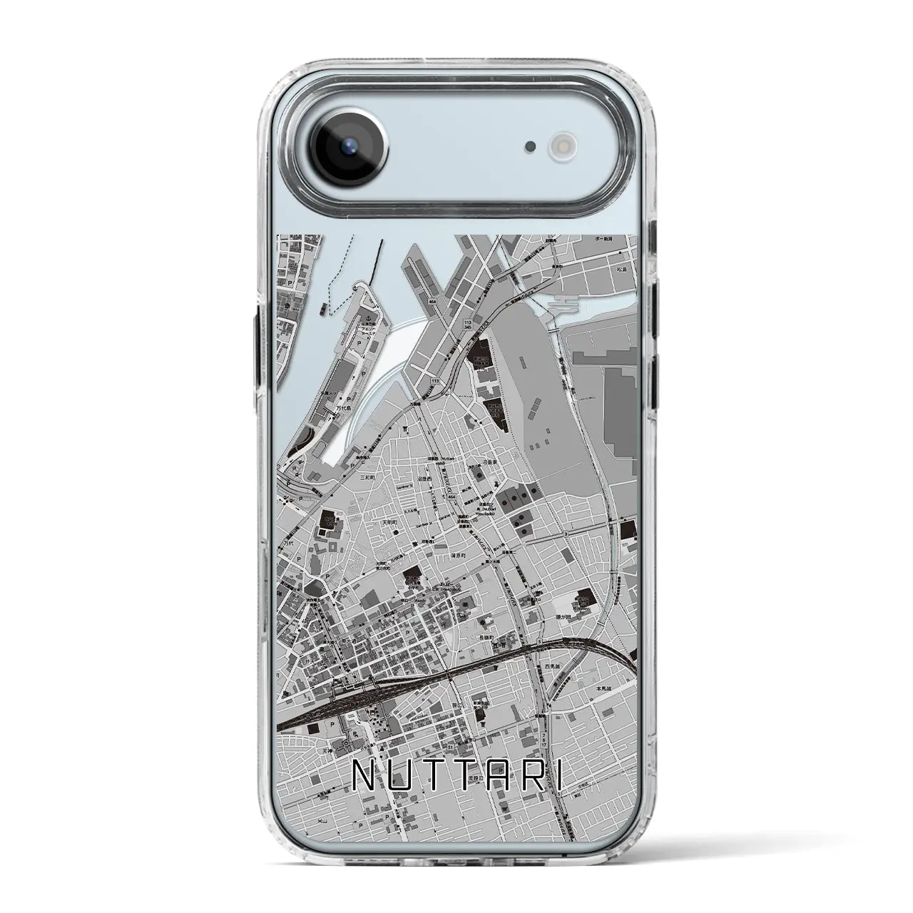 【沼垂(新潟県)】地図柄iPhoneケース(MagSafeタイプ)