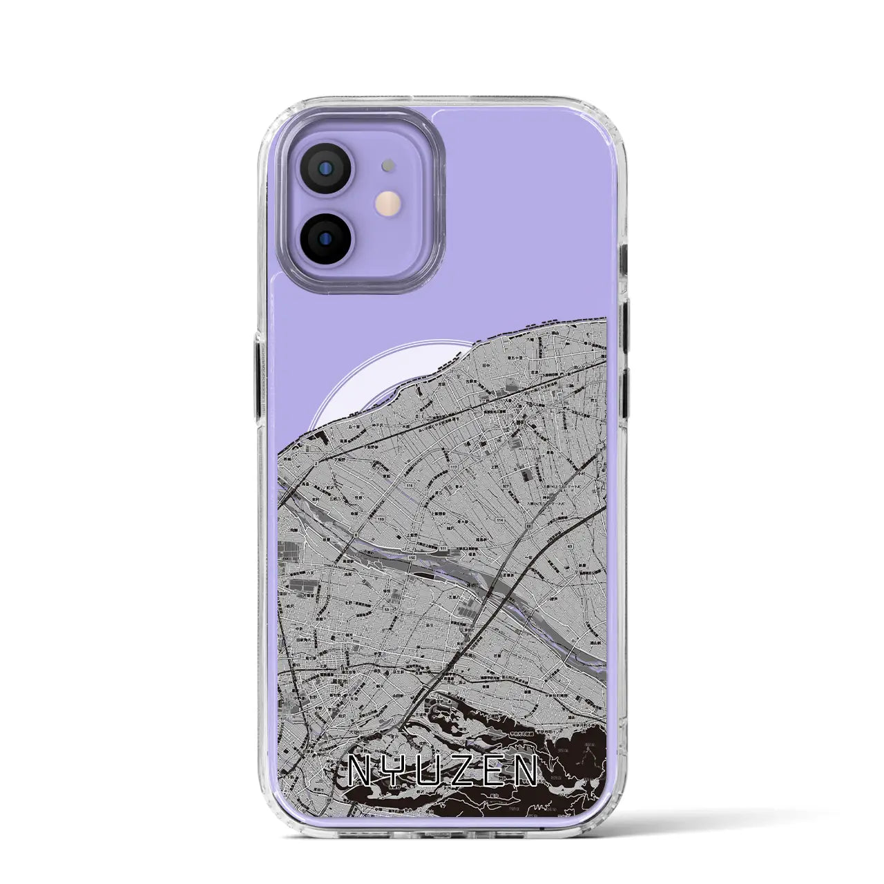 【入善(富山県)】地図柄iPhoneケース(MagSafeタイプ)