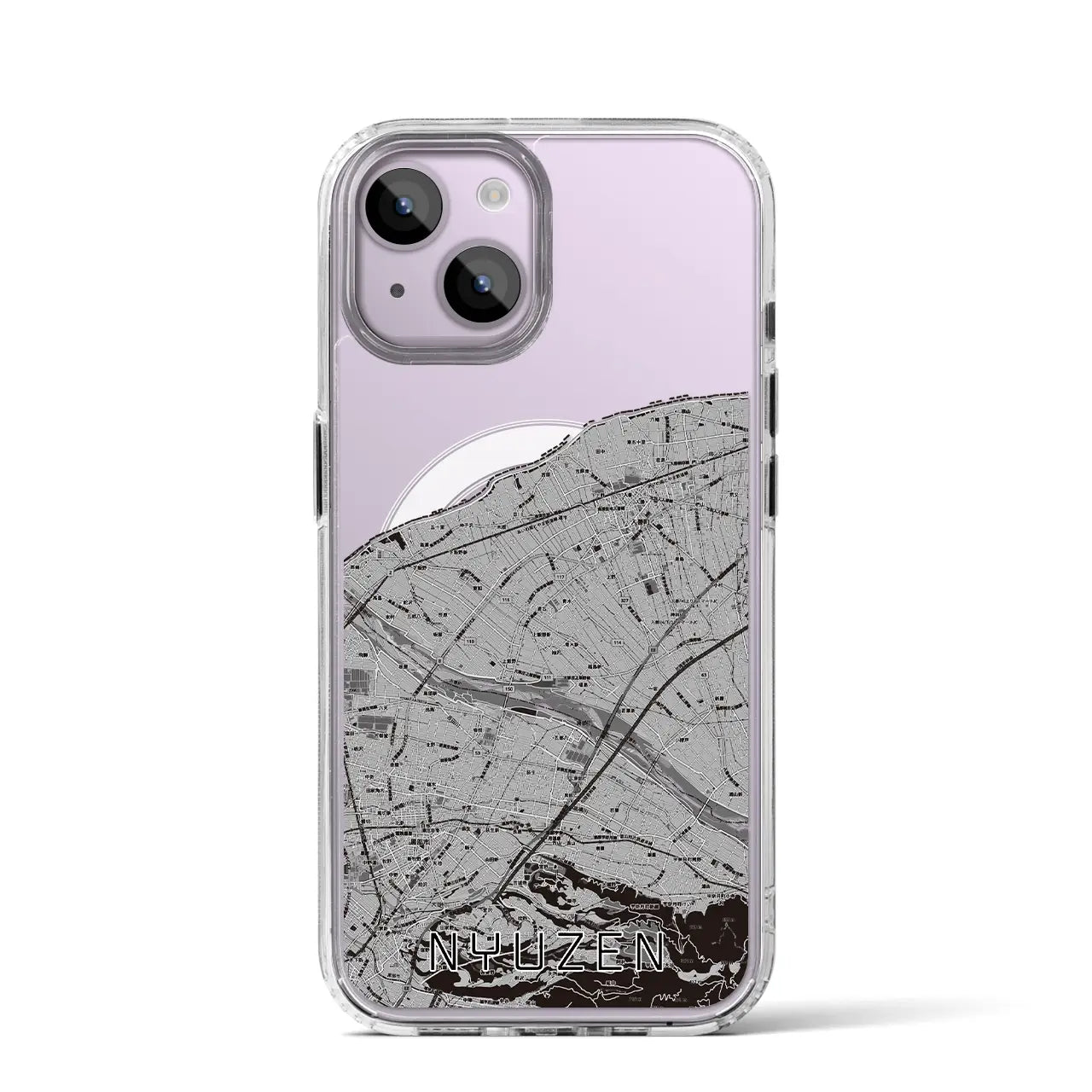 【入善(富山県)】地図柄iPhoneケース(MagSafeタイプ)