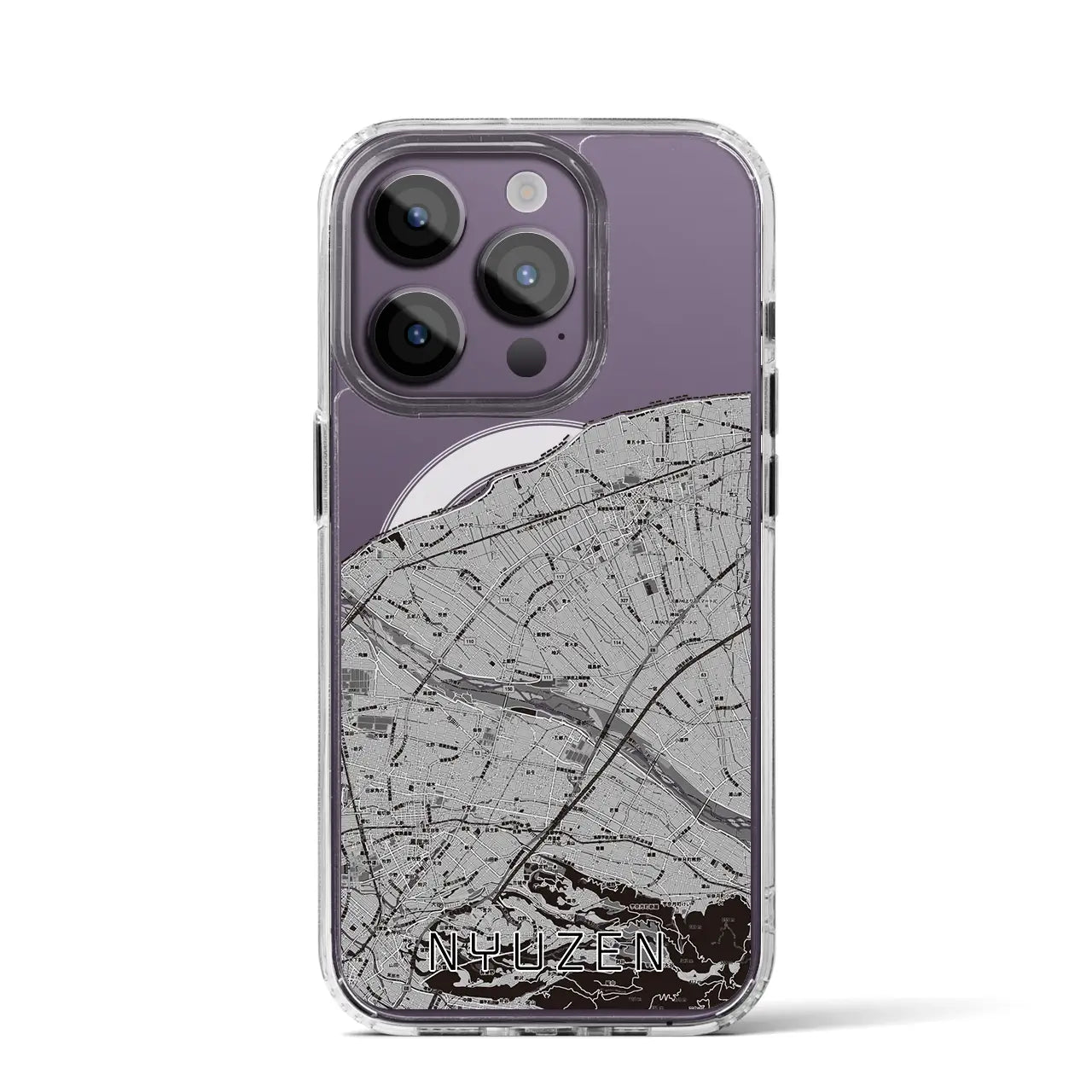 【入善(富山県)】地図柄iPhoneケース(MagSafeタイプ)