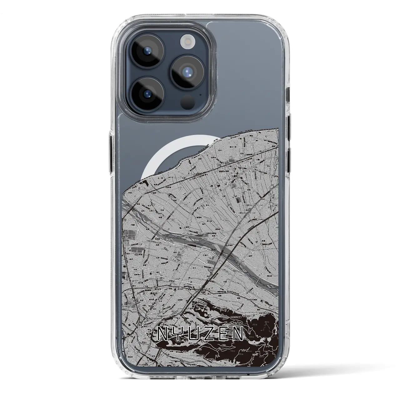 【入善(富山県)】地図柄iPhoneケース(MagSafeタイプ)