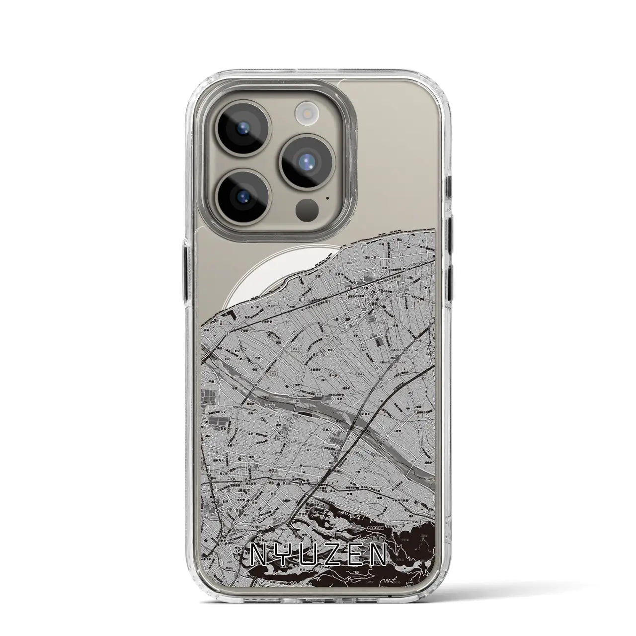 【入善(富山県)】地図柄iPhoneケース(MagSafeタイプ)