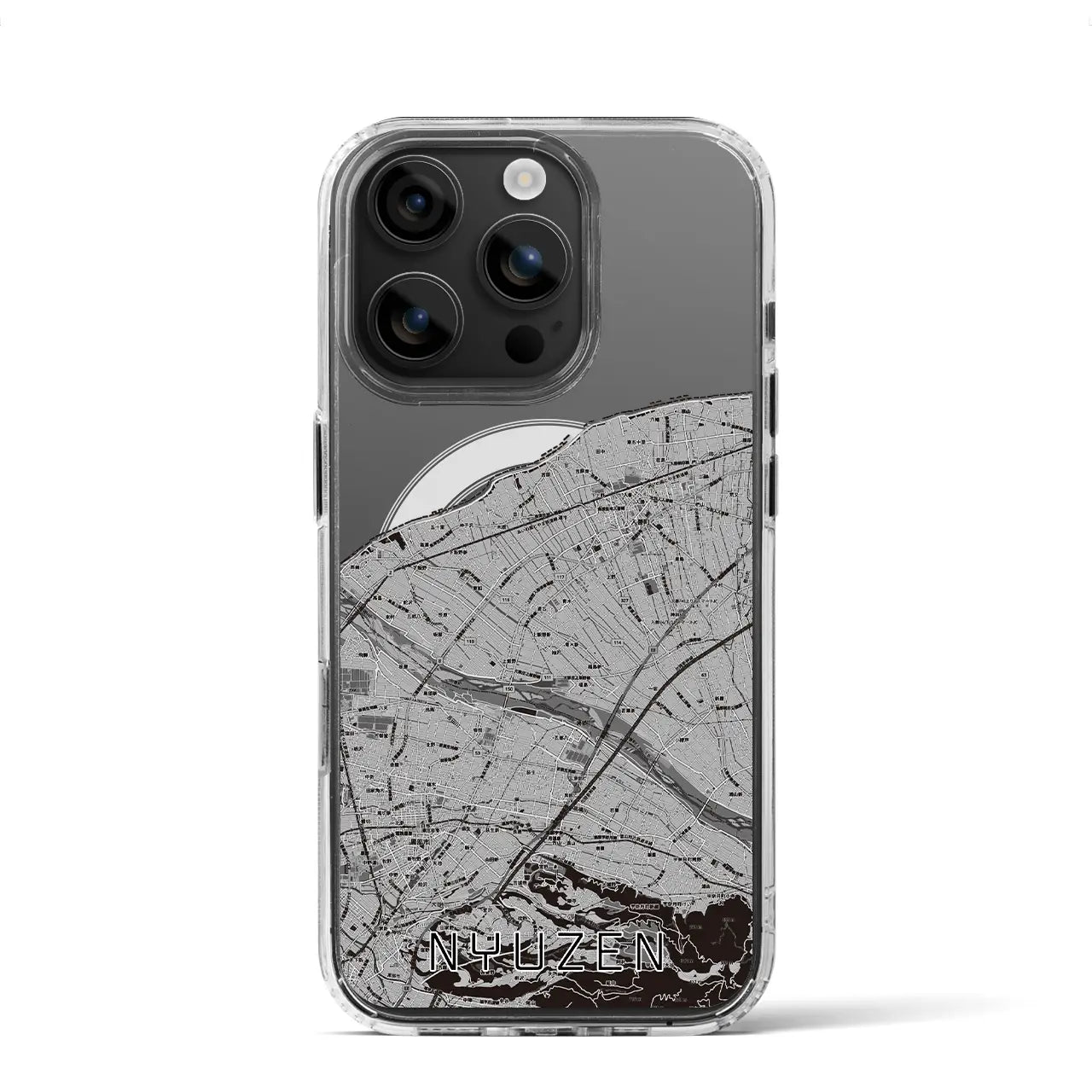 【入善(富山県)】地図柄iPhoneケース(MagSafeタイプ)