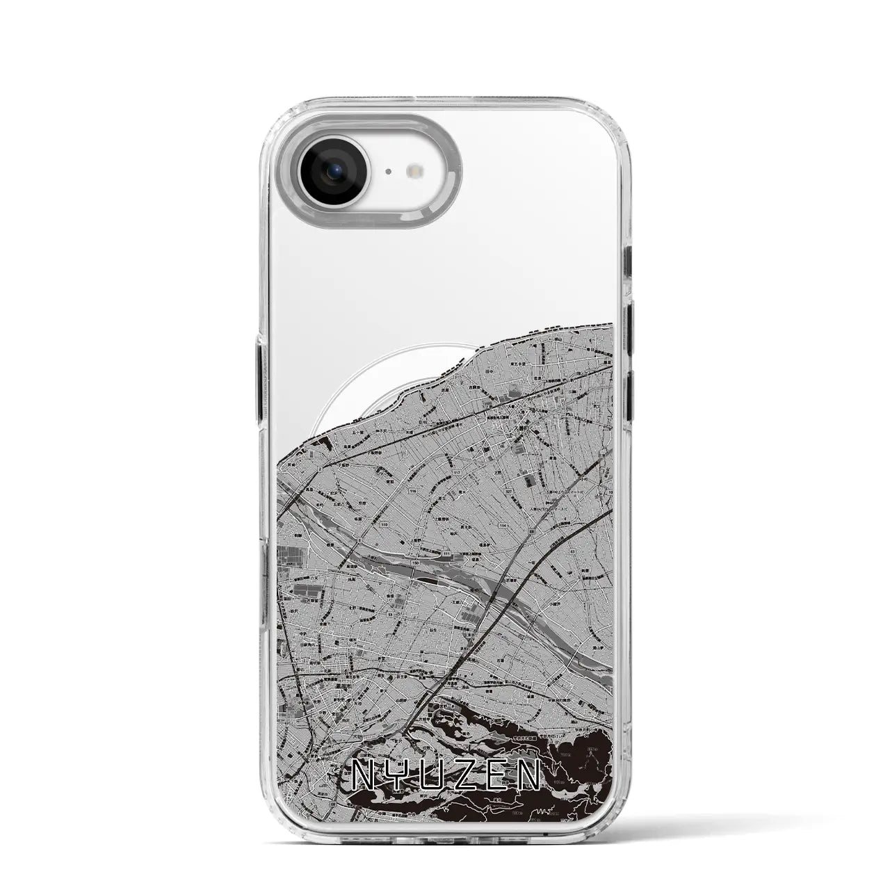 【入善(富山県)】地図柄iPhoneケース(MagSafeタイプ)