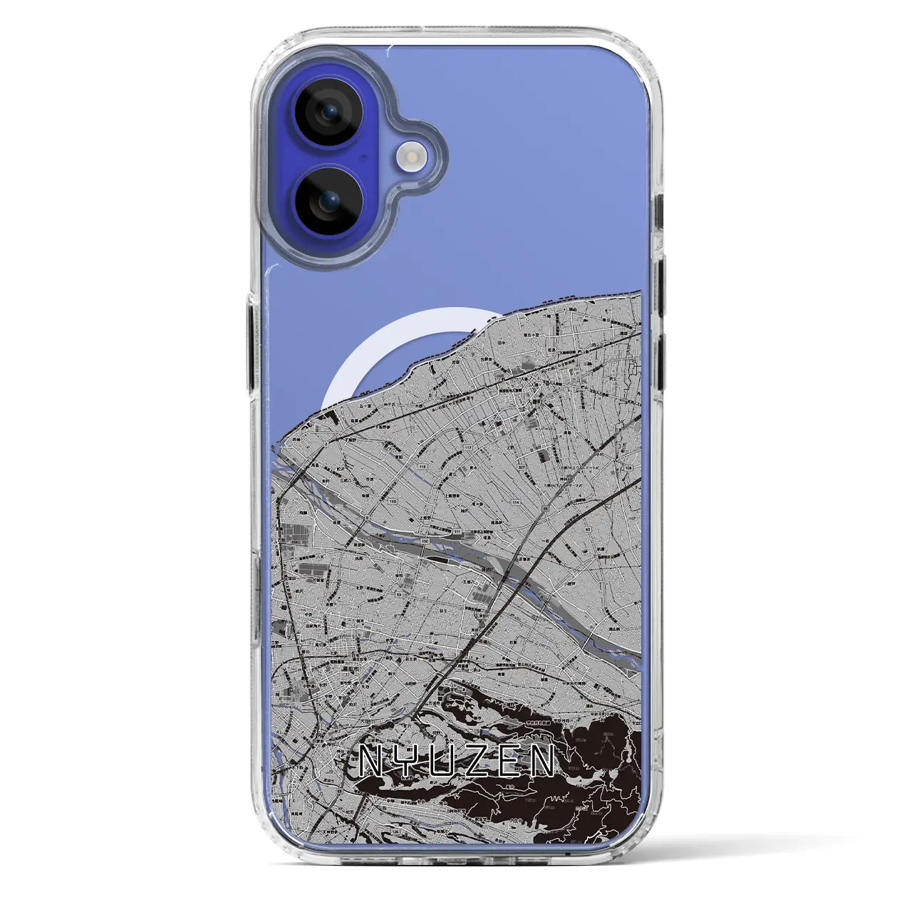 【入善(富山県)】地図柄iPhoneケース(MagSafeタイプ)