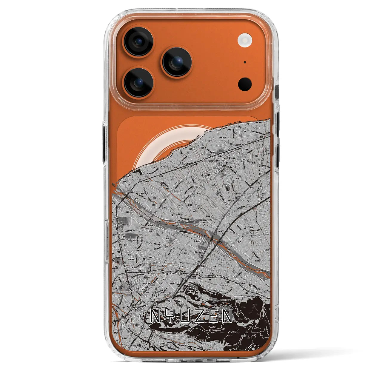 【入善(富山県)】地図柄iPhoneケース(MagSafeタイプ)