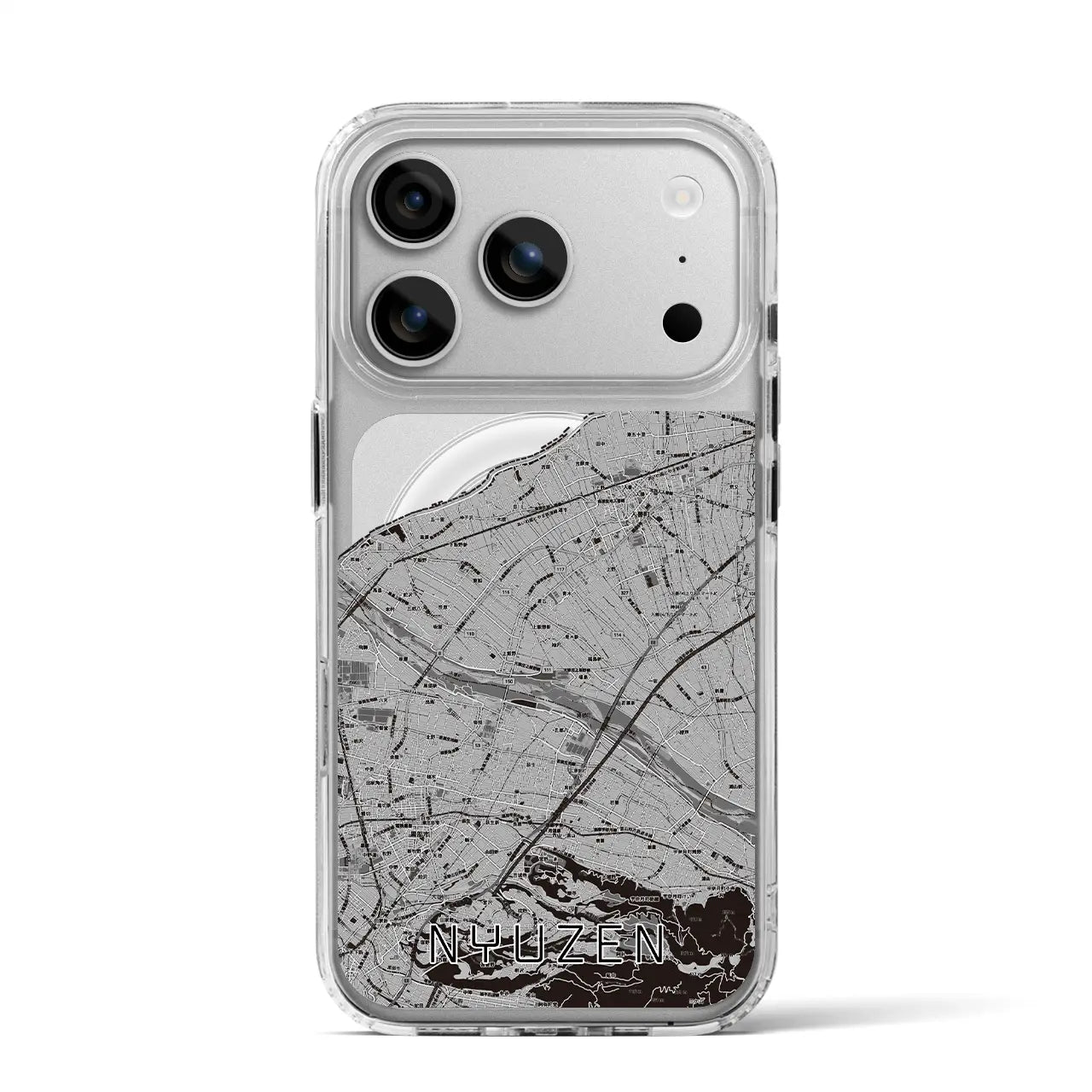 【入善(富山県)】地図柄iPhoneケース(MagSafeタイプ)