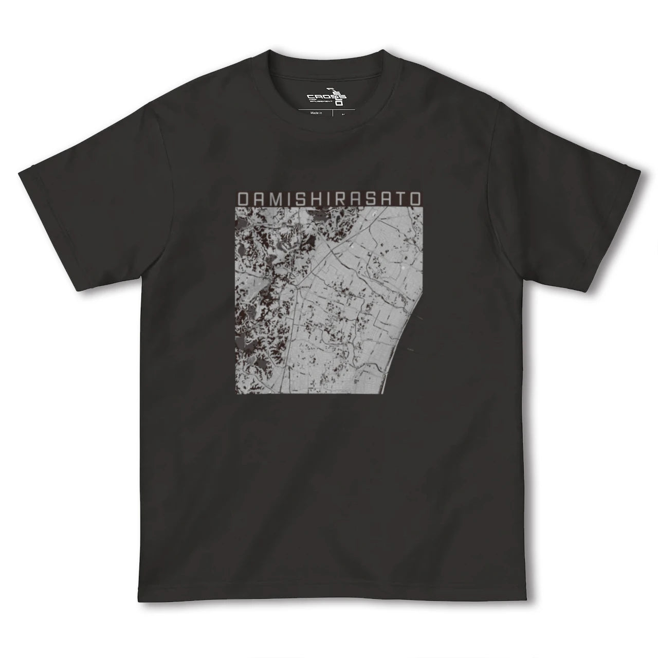 【大網白里(千葉県)】地図柄ヘビーウェイトTシャツ