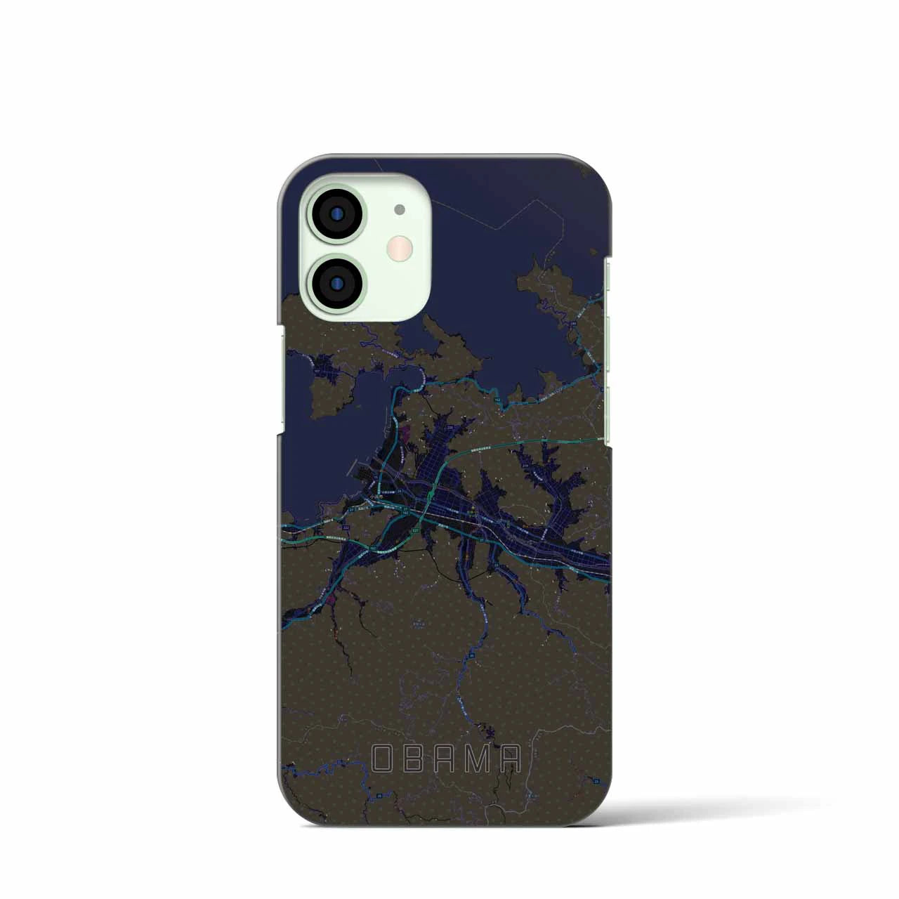 【小浜(福井県)】地図柄iPhoneケース(バックカバータイプ)