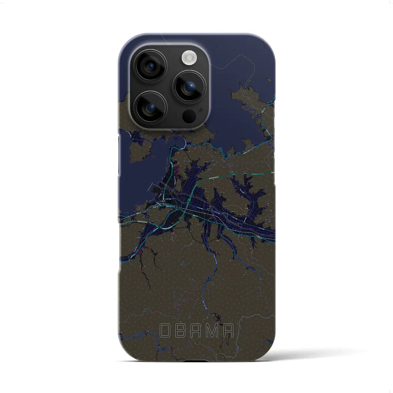 【小浜(福井県)】地図柄iPhoneケース(バックカバータイプ)