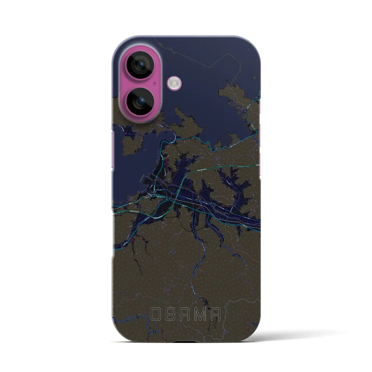 【小浜(福井県)】地図柄iPhoneケース(バックカバータイプ)