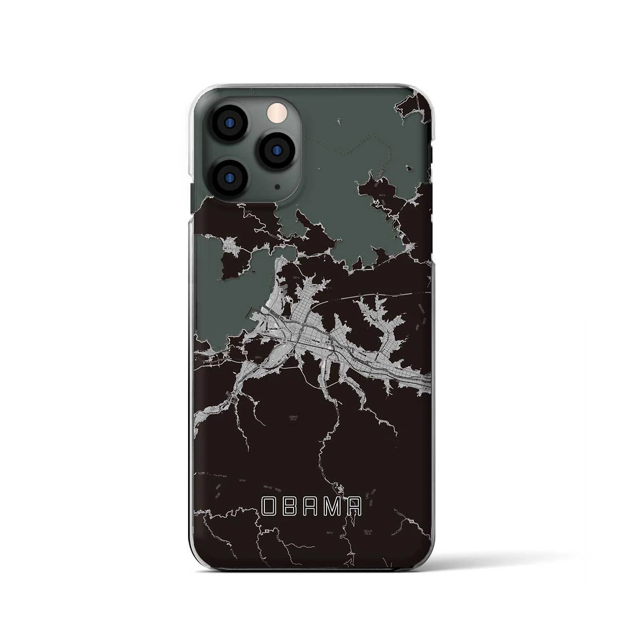 【小浜(福井県)】地図柄iPhoneケース(クリアタイプ)