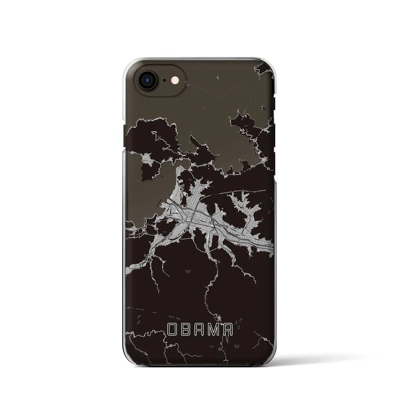 【小浜(福井県)】地図柄iPhoneケース(クリアタイプ)