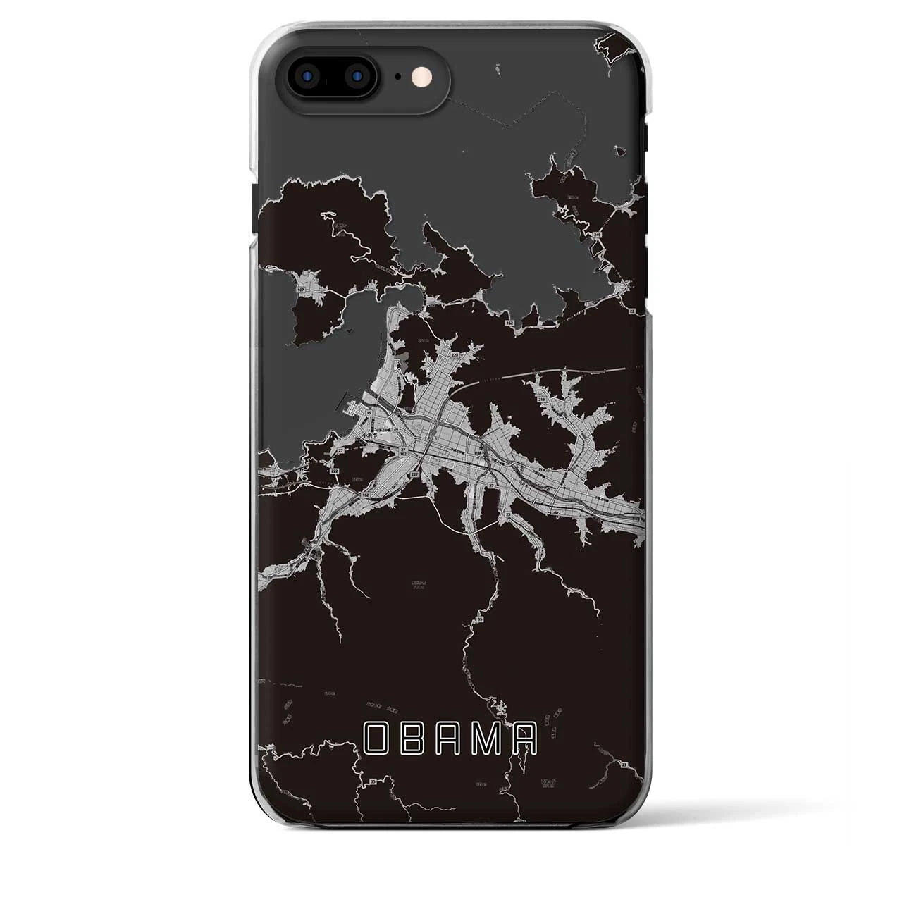 【小浜(福井県)】地図柄iPhoneケース(クリアタイプ)