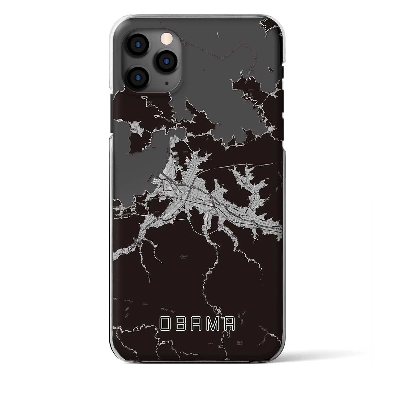 【小浜(福井県)】地図柄iPhoneケース(クリアタイプ)