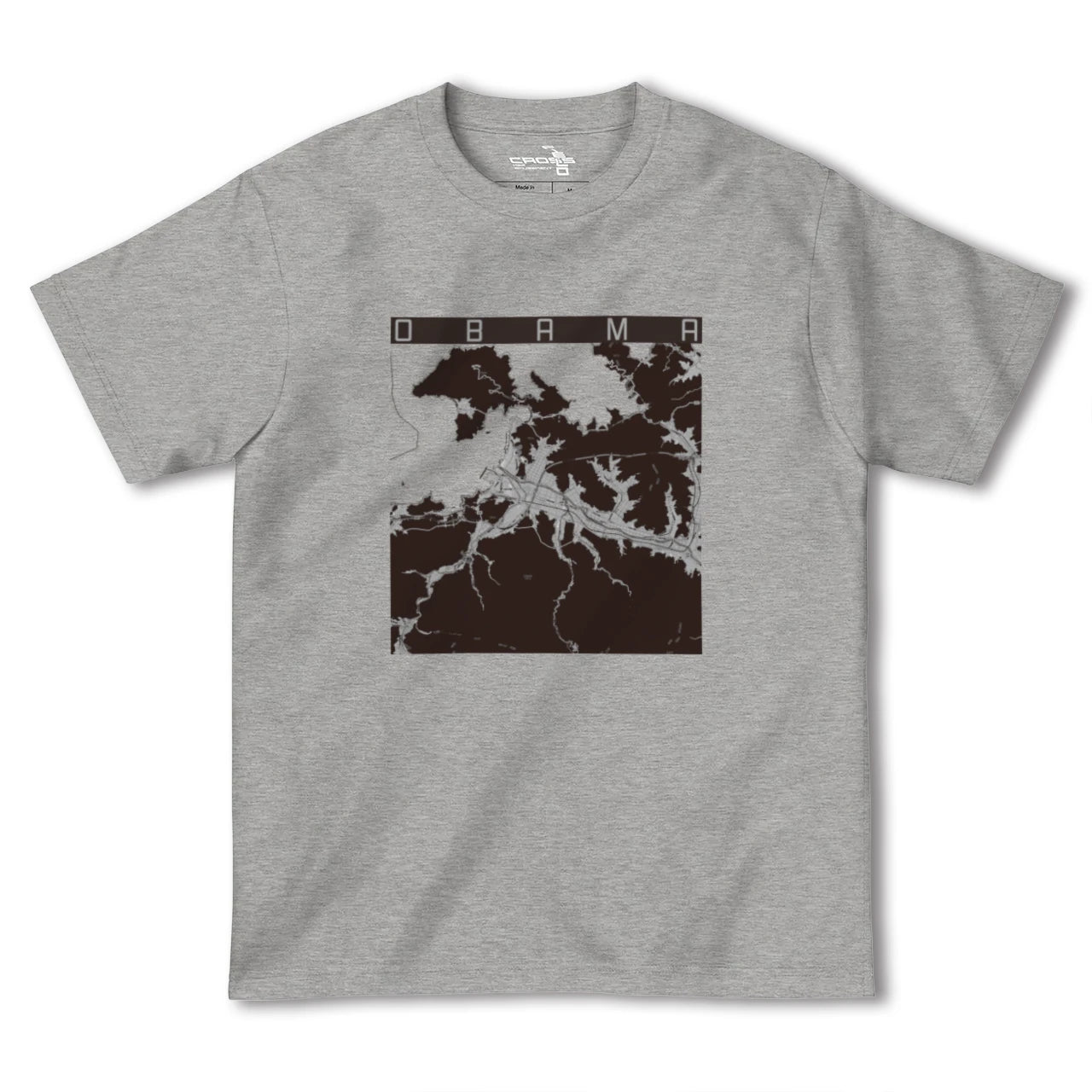 【小浜(福井県)】地図柄ヘビーウェイトTシャツ