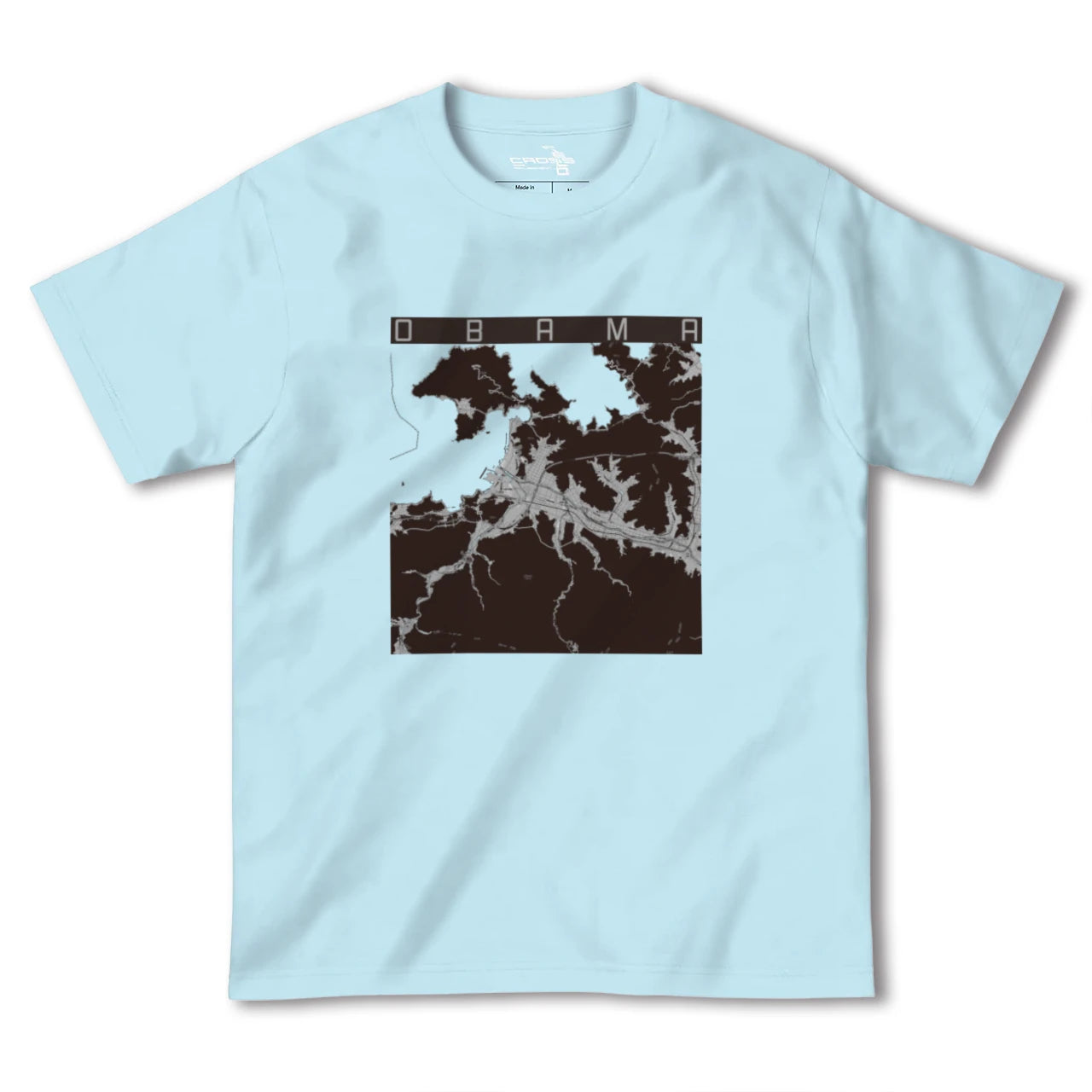 【小浜(福井県)】地図柄ヘビーウェイトTシャツ