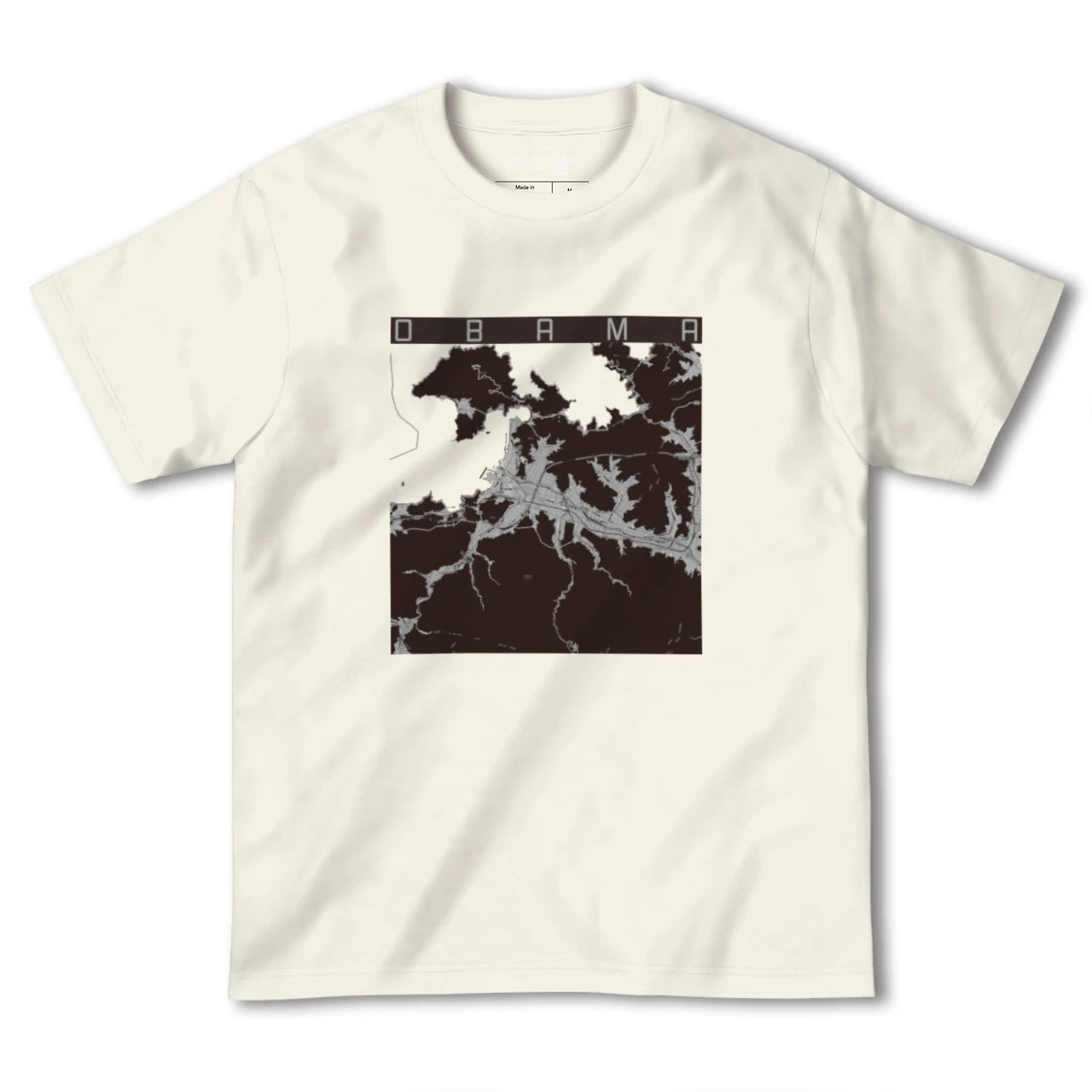 【小浜(福井県)】地図柄ヘビーウェイトTシャツ