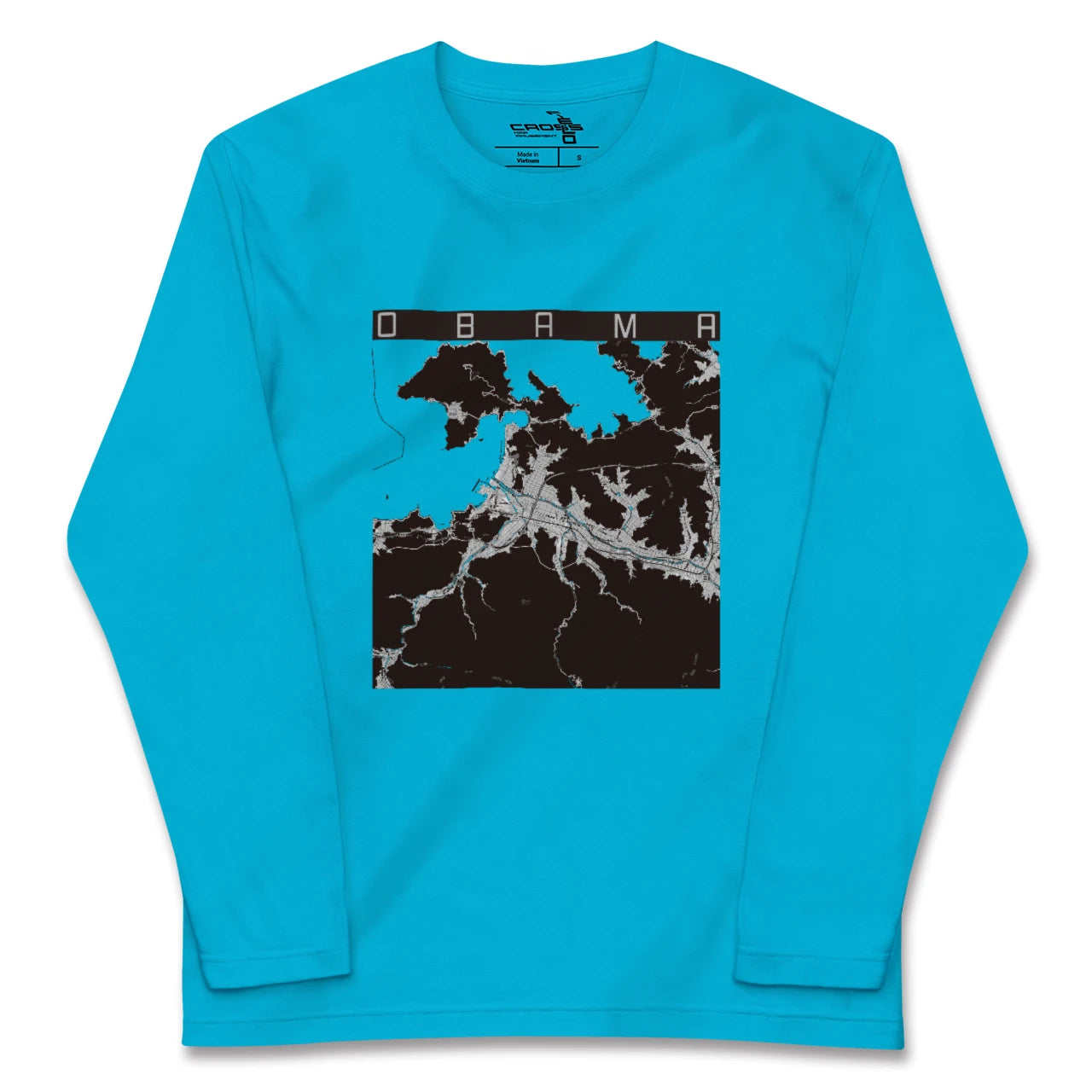 【小浜(福井県)】地図柄ロングスリーブTシャツ