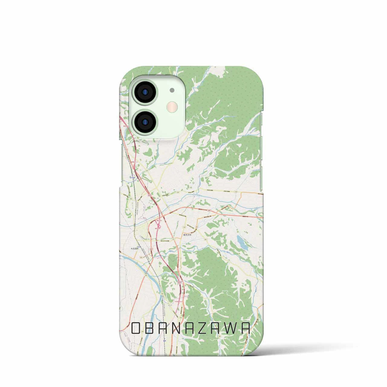 【尾花沢(山形県)】地図柄iPhoneケース(バックカバータイプ)