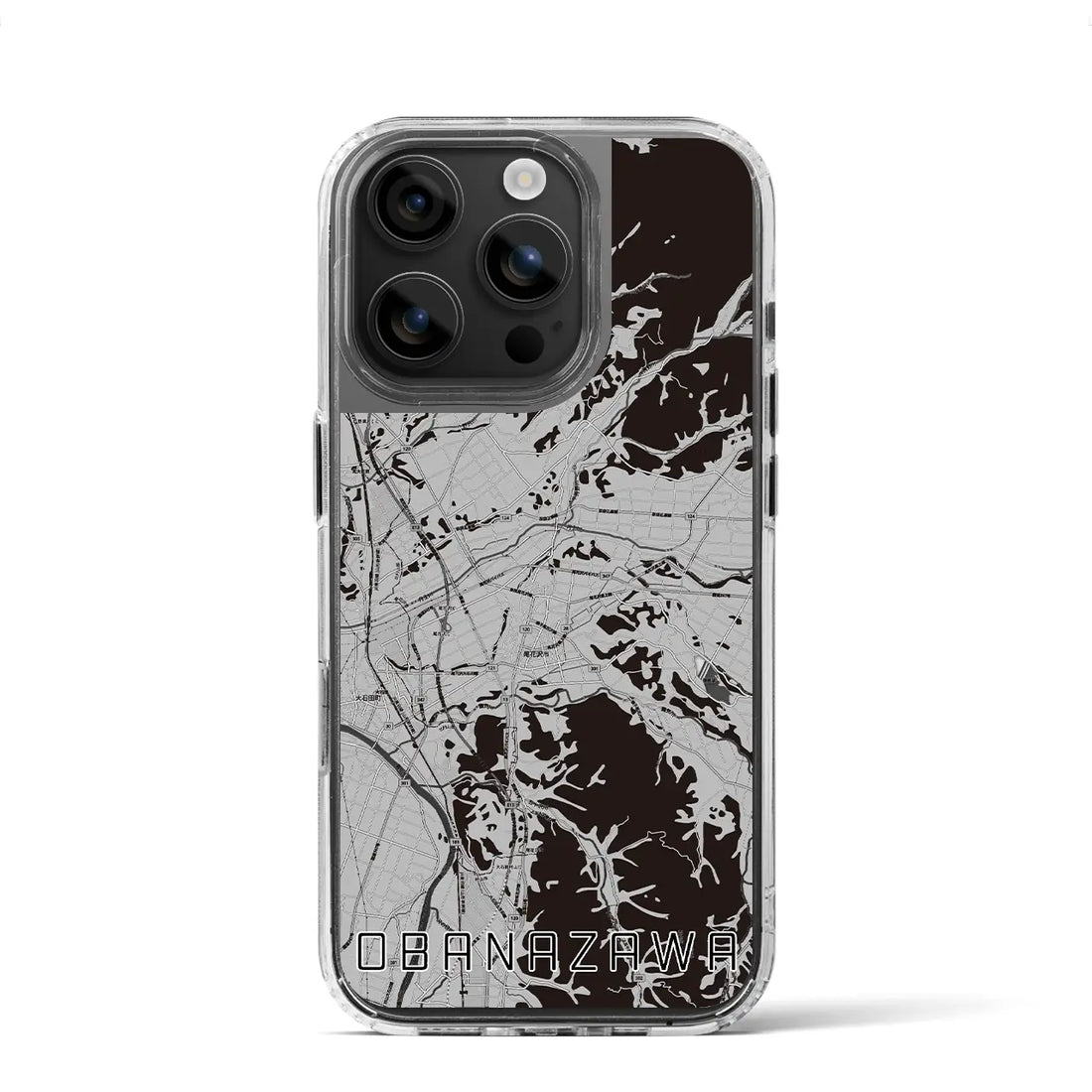 【尾花沢(山形県)】地図柄iPhoneケース(MagSafeタイプ)