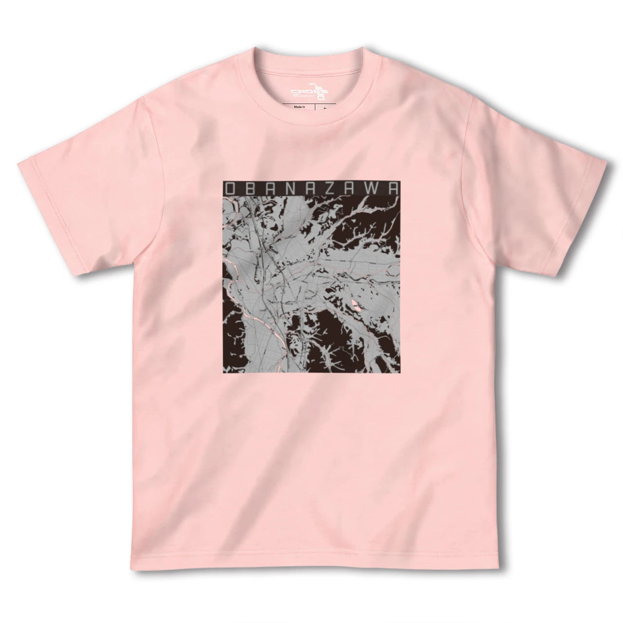 【尾花沢(山形県)】地図柄ヘビーウェイトTシャツ
