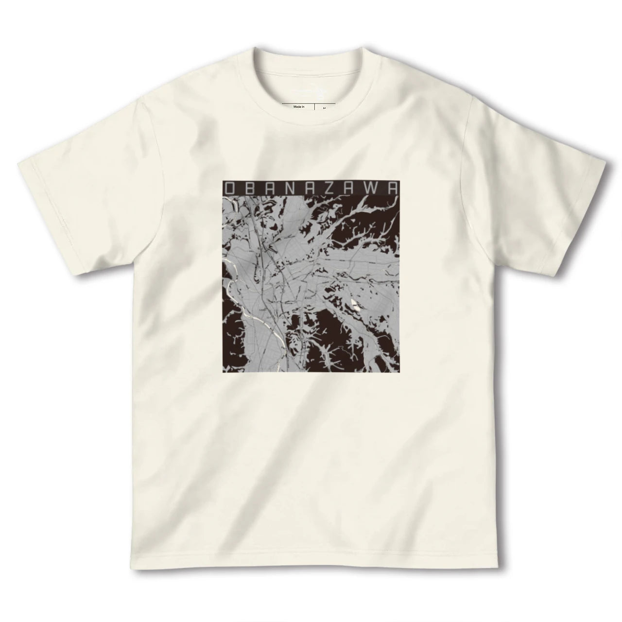 【尾花沢(山形県)】地図柄ヘビーウェイトTシャツ
