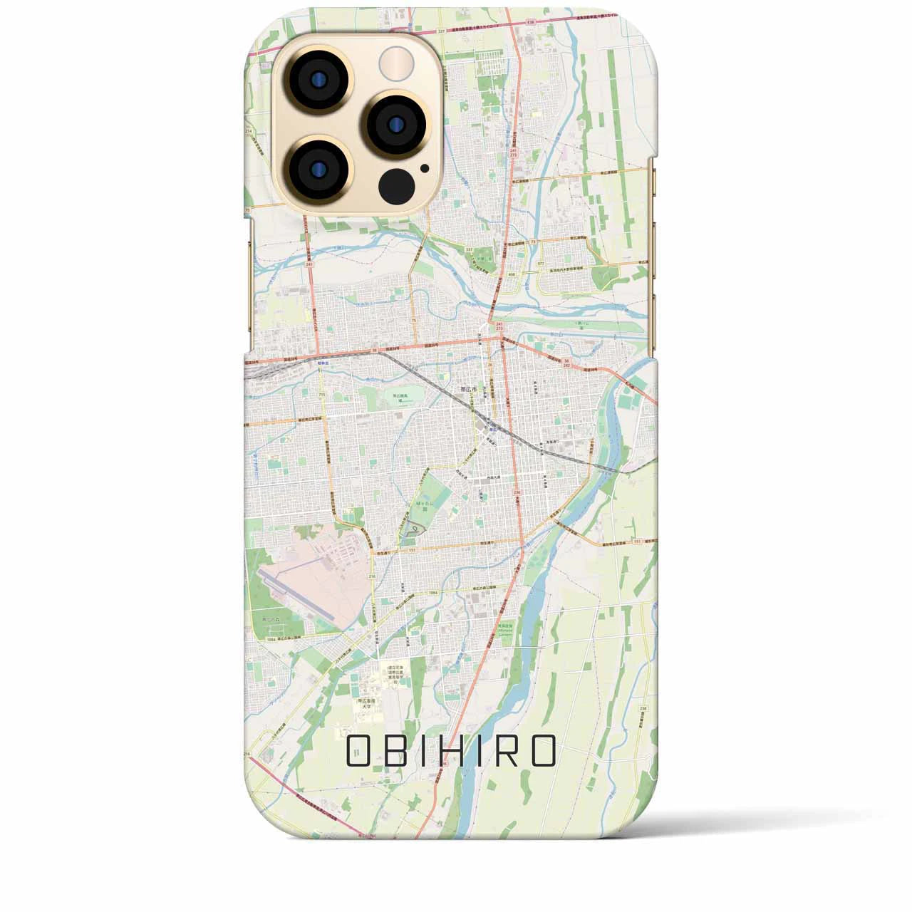 【帯広(北海道)】地図柄iPhoneケース(バックカバータイプ)