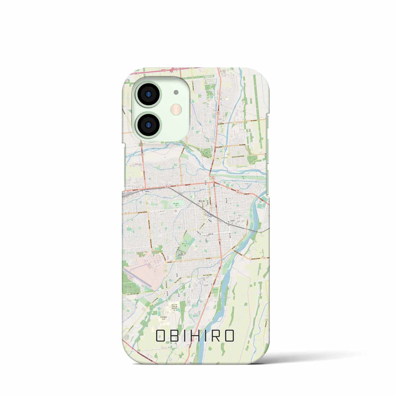 【帯広(北海道)】地図柄iPhoneケース(バックカバータイプ)