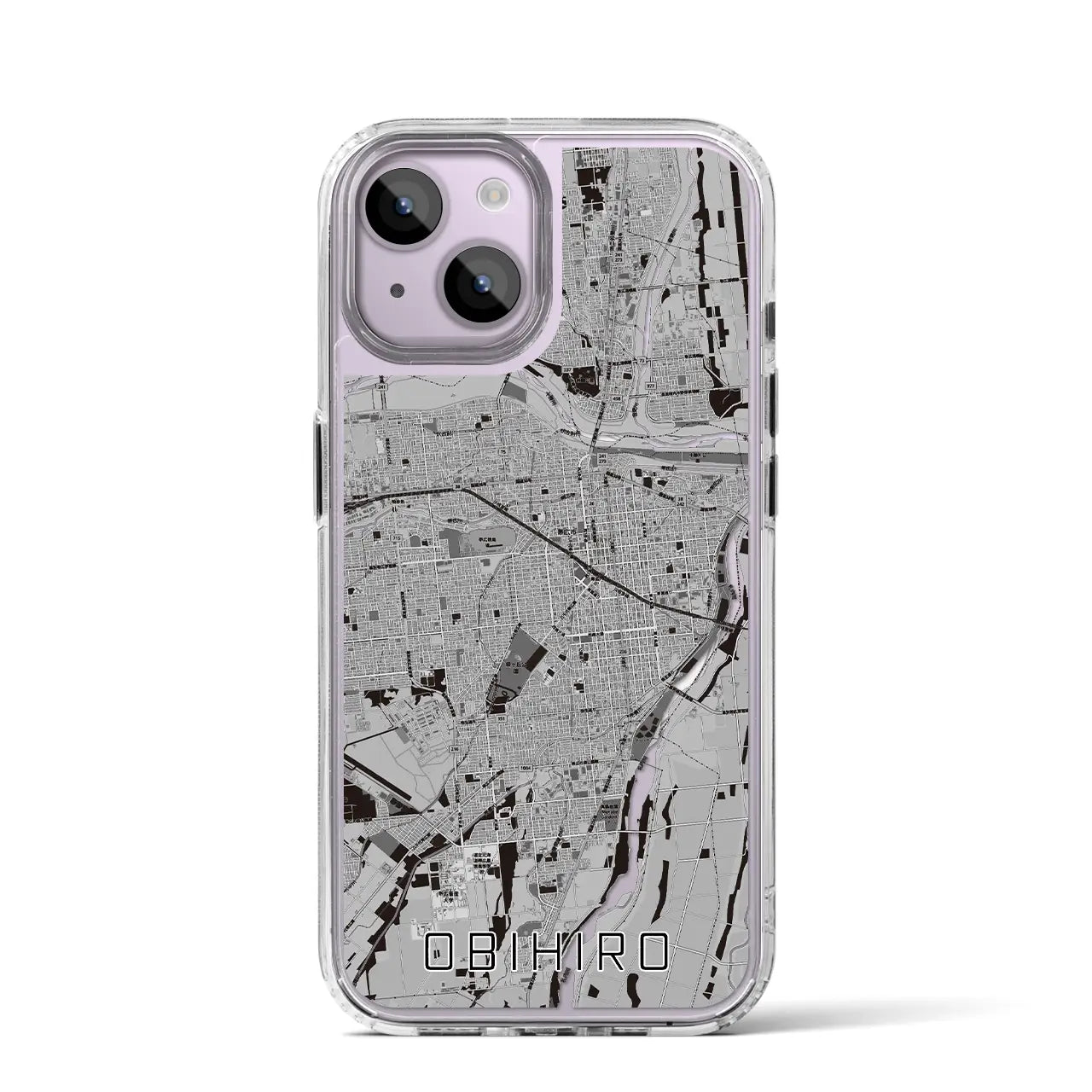 【帯広(北海道)】地図柄iPhoneケース(MagSafeタイプ)