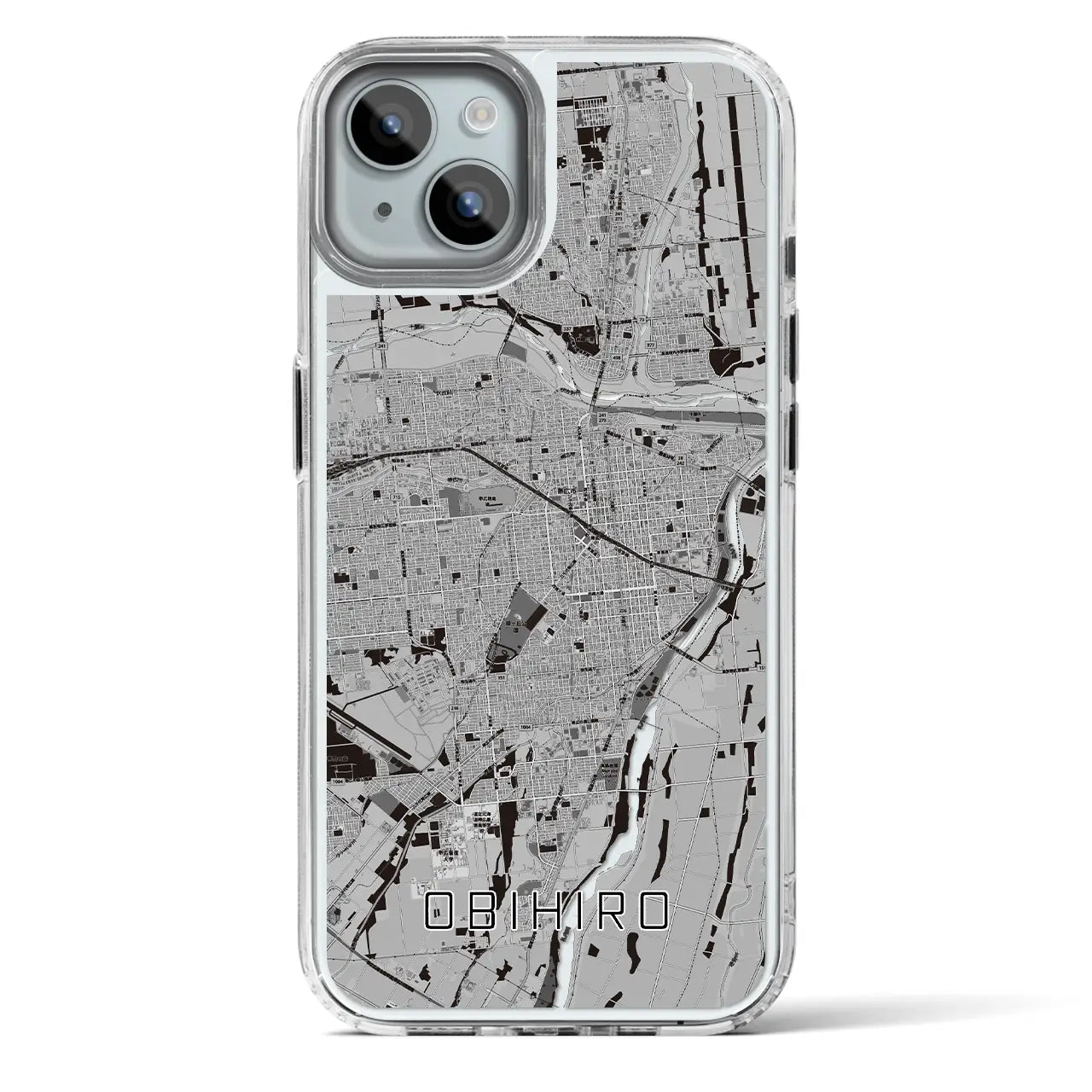 【帯広(北海道)】地図柄iPhoneケース(MagSafeタイプ)