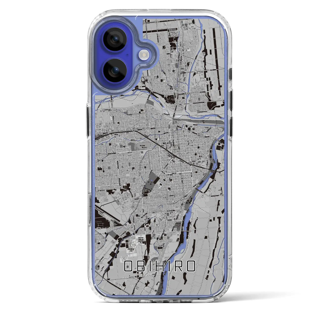 【帯広(北海道)】地図柄iPhoneケース(MagSafeタイプ)