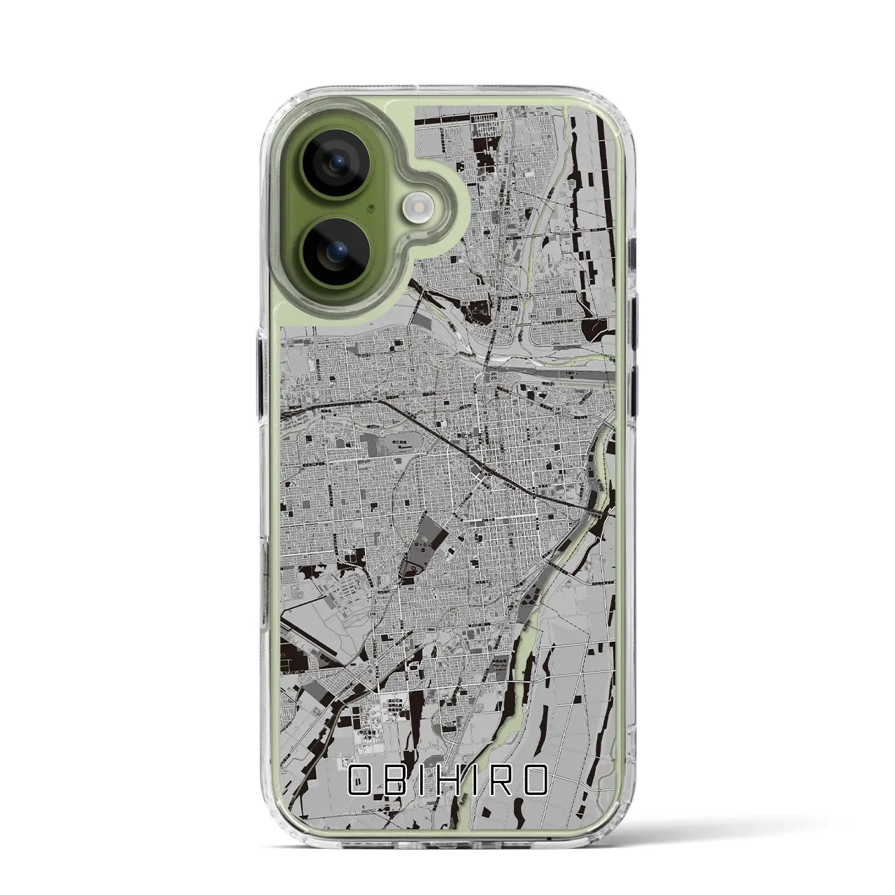 【帯広(北海道)】地図柄iPhoneケース(MagSafeタイプ)