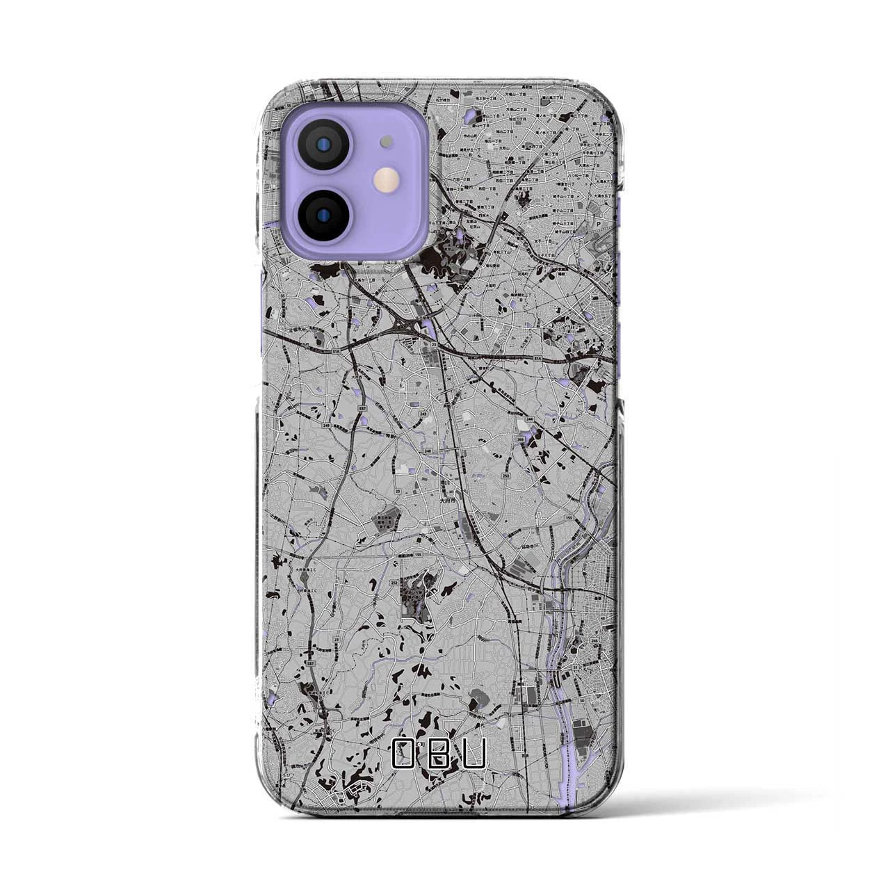 【大府(愛知県)】地図柄iPhoneケース(クリアタイプ)