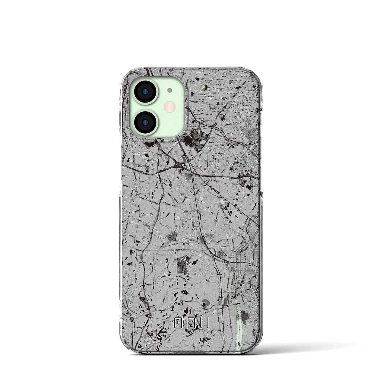 【大府(愛知県)】地図柄iPhoneケース(クリアタイプ)