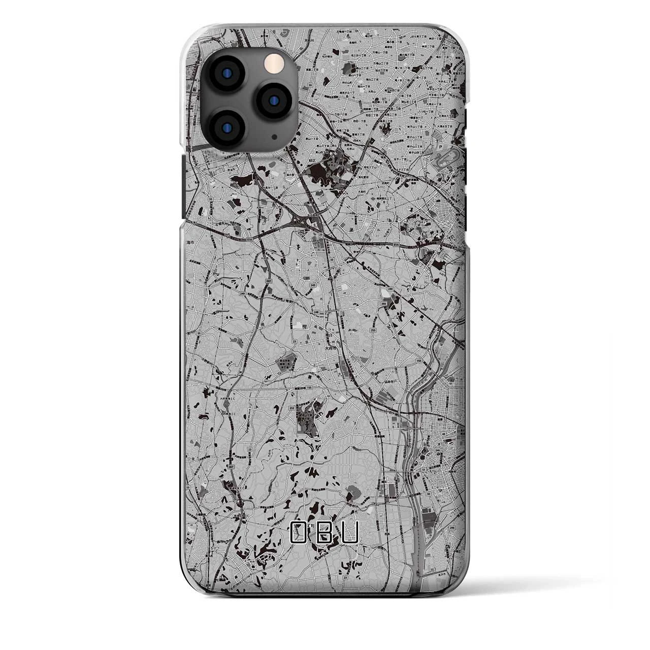 【大府(愛知県)】地図柄iPhoneケース(クリアタイプ)