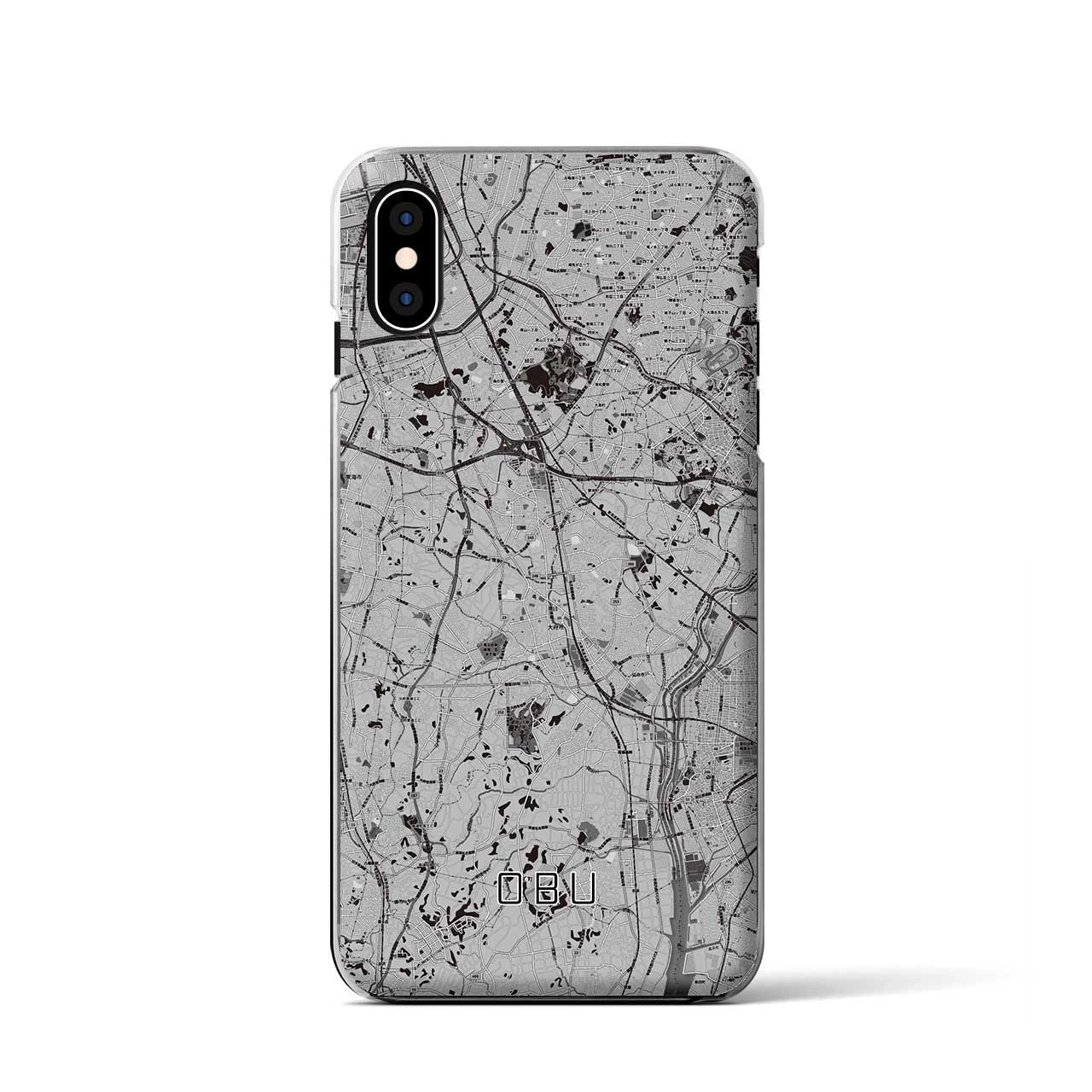 【大府(愛知県)】地図柄iPhoneケース(クリアタイプ)