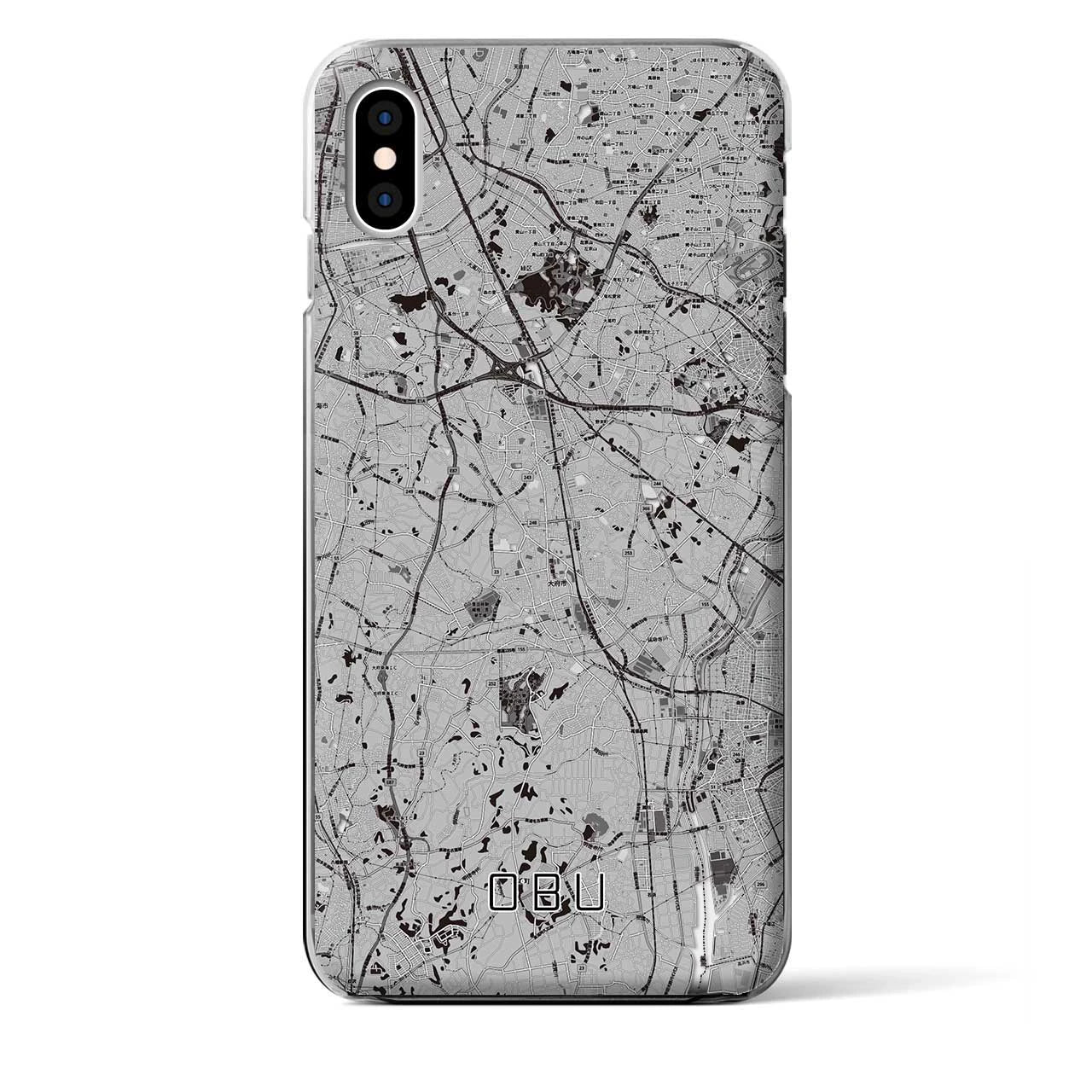 【大府(愛知県)】地図柄iPhoneケース(クリアタイプ)