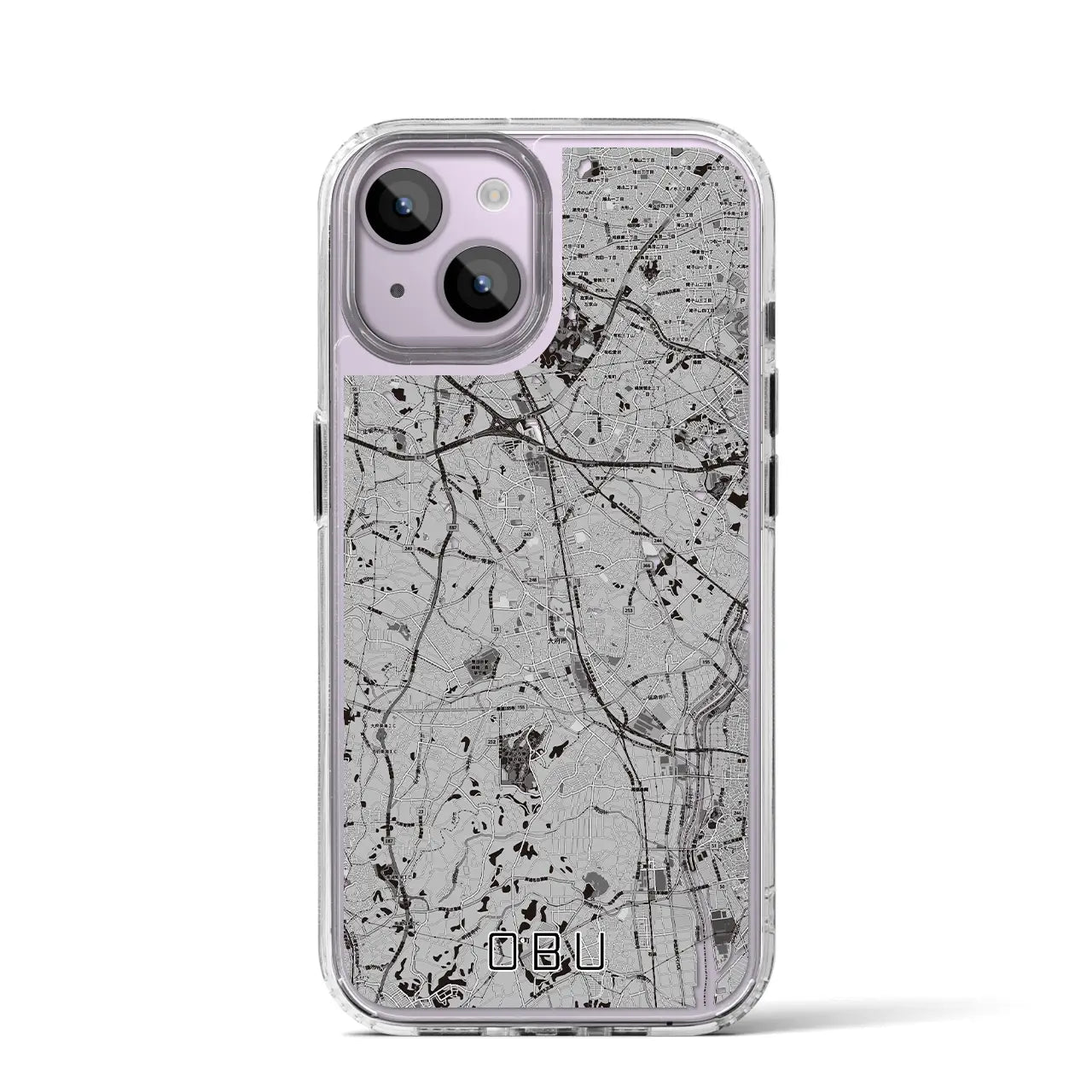 【大府(愛知県)】地図柄iPhoneケース(MagSafeタイプ)