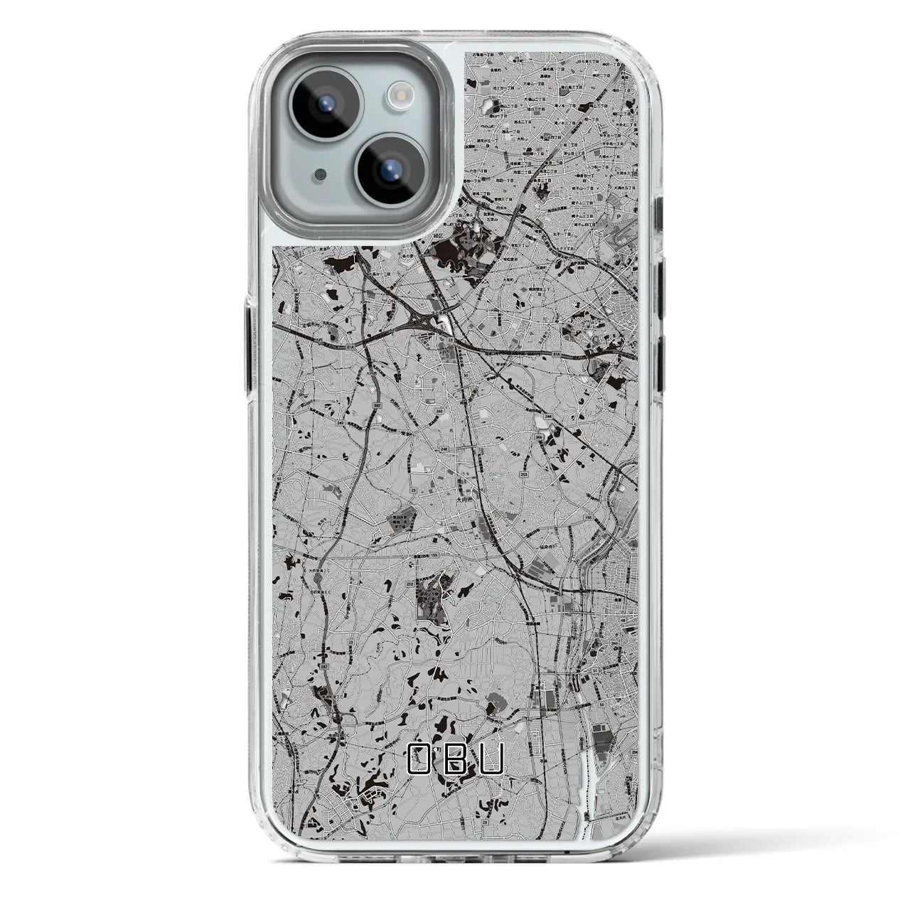 【大府(愛知県)】地図柄iPhoneケース(MagSafeタイプ)