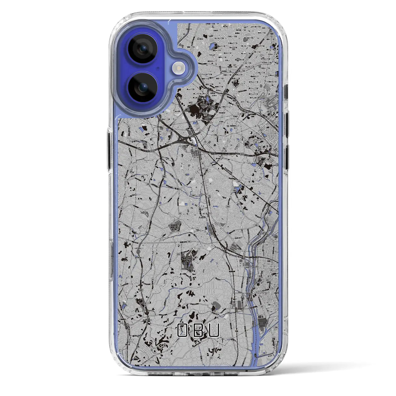 【大府(愛知県)】地図柄iPhoneケース(MagSafeタイプ)