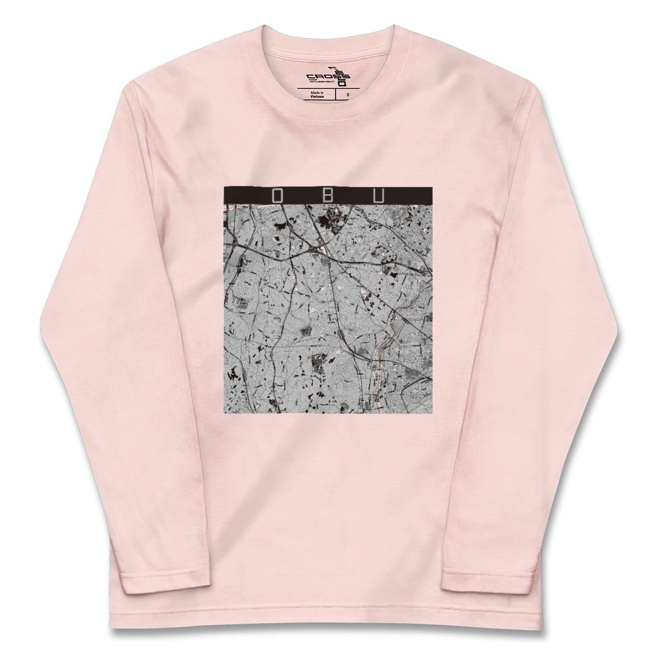 【大府(愛知県)】地図柄ロングスリーブTシャツ